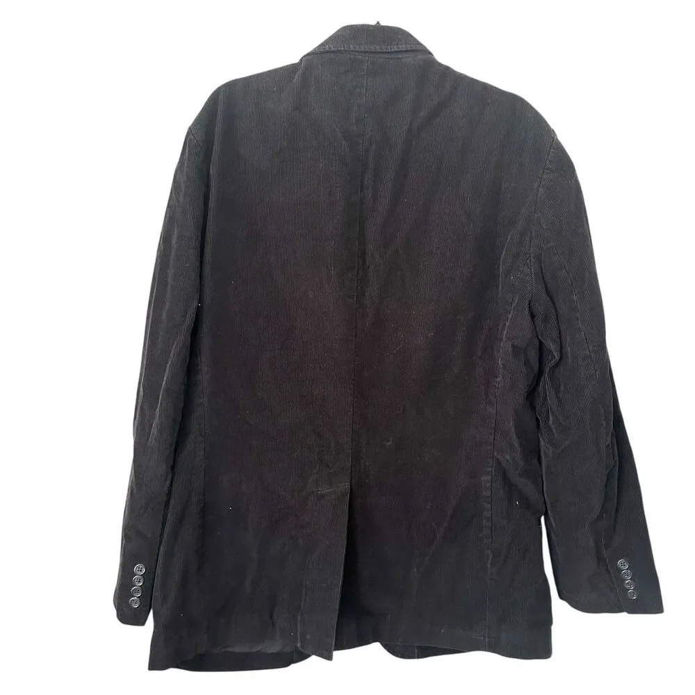 JCREW Vintage Cord Sport Jacket‎ Black Large